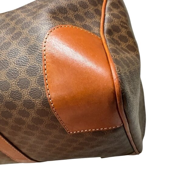 CELINE Macadam Duffel Bag Brown Canvas Duffle Bag Celine Lock, Leather Cloche - Picture 10 of 16